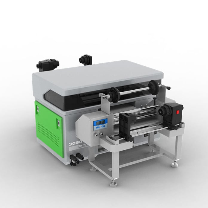 Drukarka DTF UV A2 do drukowania naklejek na rolce