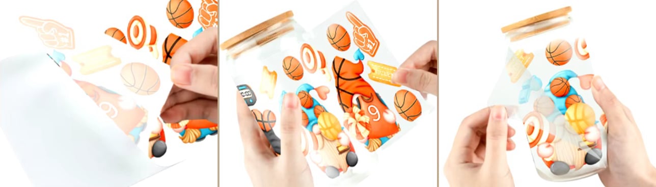 Trwałe naklejki UV DTF